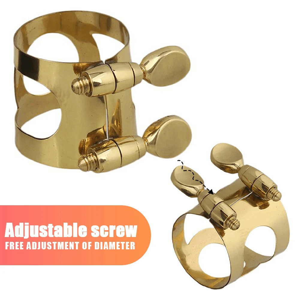 Sax Saxophone Mouthpiece Ligature Clip with Screws Sax Saxophone Mouthpiece Clamp Clip Gold Alto Sax Metal Mouthpiece Pipe Clip
Sax Saxophone Mouthpiece Ligature Clip with Screws Sax Saxophone Mouthpiece Clamp Clip Gold Alto Sax Metal Mouthpiece Pipe Clip