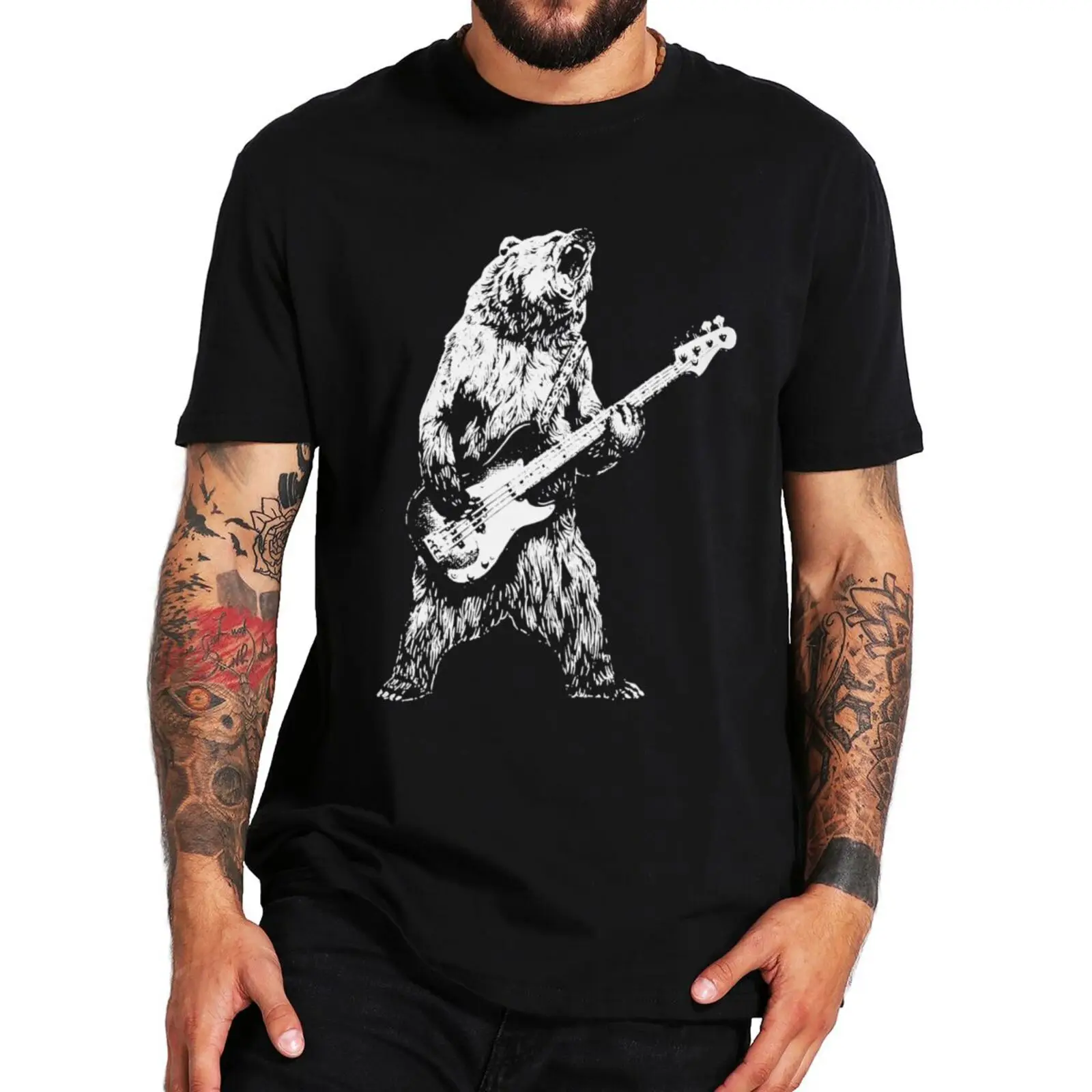Retro Bear Playing Bass Guitar T Shirt Cats Guitar Guitarist Music Lovers Tops 100% Cotton O-neck Unisex Casual T-shirts EU Size
Retro Bear Playing Bass Guitar T Shirt Cats Guitar Guitarist Music Lovers Tops 100% Cotton O-neck Unisex Casual T-shirts EU Size