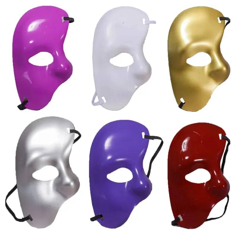 5Pcs Venetian Wedding Party Women Men Half Face Opera Mask Cool Mardi Gras Masquerade Solid Color Cosplay Props Festive Supplies
5Pcs Venetian Wedding Party Women Men Half Face Opera Mask Cool Mardi Gras Masquerade Solid Color Cosplay Props Festive Supplies