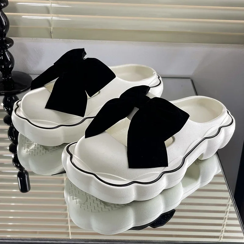 Summer Slippers For Women New Fashion Sandals Big Bow Design Outdoor Indoor Non-slip Slides Male Female Flip Flops High Quality
Summer Slippers For Women New Fashion Sandals Big Bow Design Outdoor Indoor Non-slip Slides Male Female Flip Flops High Quality