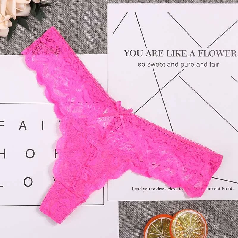 ALLTOOALL Women Sexy Lace Briefs Comfort G-String Thongs Low-waist Lingerie Breathable Female Underwear Seamless Women Panties 33 S5ef0a4891d5446e280c87d3247f9f997m