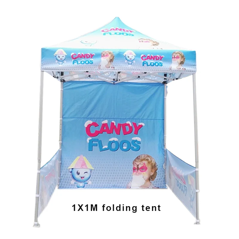 

1*1 м складная палатка с алюминиевым полюсом и индивидуальной тканью с печатью логотипа, используемая для наружной пляжной палатки для одного человека, палатка для мероприятий