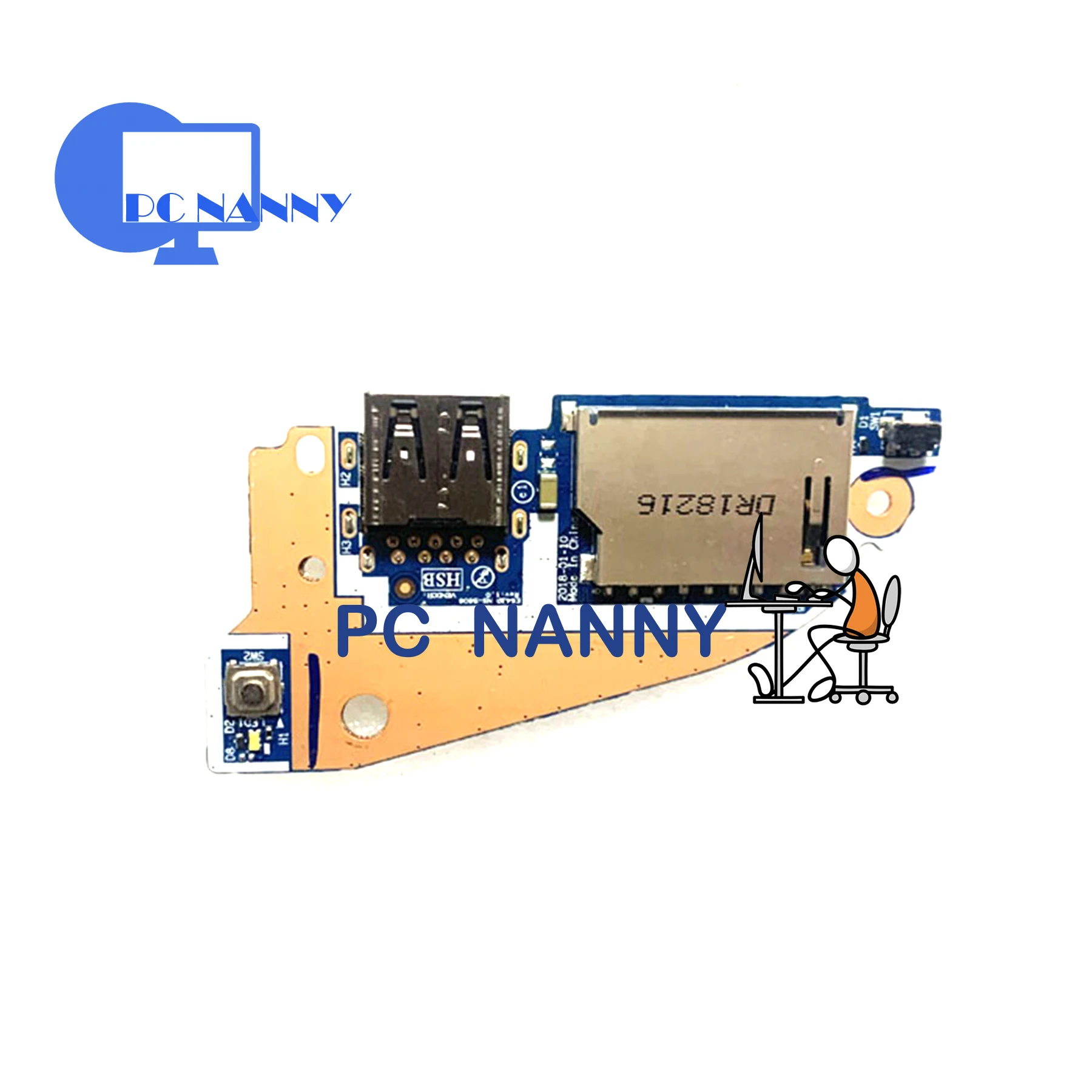 PCNANNY FOR Lenovo 530S-14IKB 530S-14ARR USB BOARD SD CARD BOARD NS-B944 NS-B606
PCNANNY FOR Lenovo 530S-14IKB 530S-14ARR USB BOARD SD CARD BOARD NS-B944 NS-B606