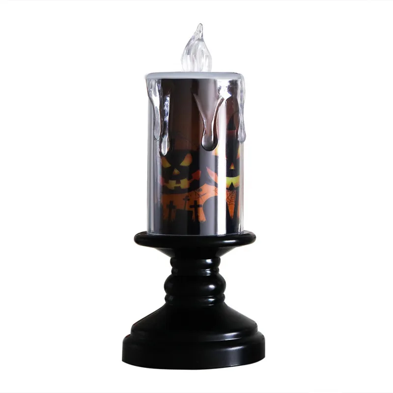 Halloween Pumpkin Candlestick New LED Electronic Candle Horror Night Light Table Lantern
Halloween Pumpkin Candlestick New LED Electronic Candle Horror Night Light Table Lantern