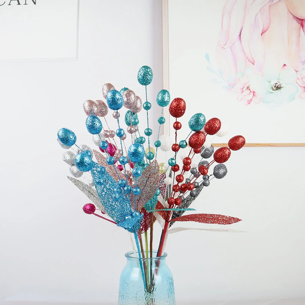Glitter Powder Berry Branch Artificial Berries Stem Christmas Tree Ornaments Stage Event Layout Wedding Party Photography Supply
Glitter Powder Berry Branch Artificial Berries Stem Christmas Tree Ornaments Stage Event Layout Wedding Party Photography Supply