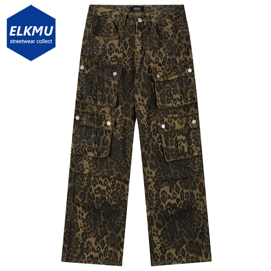 Leopard Jeans Vintage Cargo Denim Pants Men Multi Pocket Loose Straight Jeans Trousers 2024 New Women Leopard Jeans Y2K
Leopard Jeans Vintage Cargo Denim Pants Men Multi Pocket Loose Straight Jeans Trousers 2024 New Women Leopard Jeans Y2K