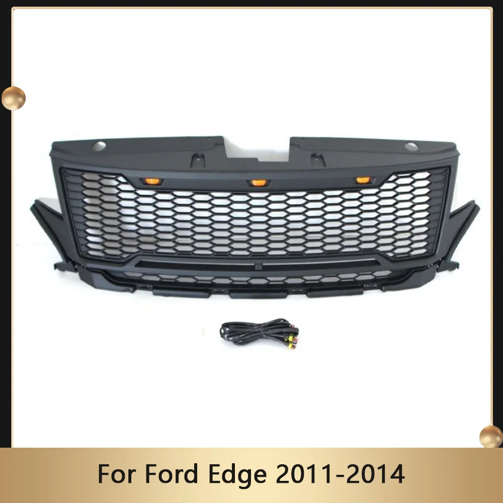Modified With LED Light & Letters Grill For Edge 2011-2014 Bumper Grilles Upper Racing Grills Grille Mesh Trims Grid Front Grill
Modified With LED Light & Letters Grill For Edge 2011-2014 Bumper Grilles Upper Racing Grills Grille Mesh Trims Grid Front Grill