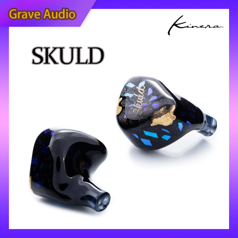 

Kinera SKULD Earphone 3BA Knowles + 2BA Kinera Customize Drivers Headphone with Detachable 2pin Cable