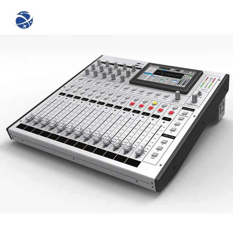 18 channel 7" Capacitive Touch Screen Sound Console Equipment Digital Audio Mixer for Stage Live Karaoke Conference
18 channel 7" Capacitive Touch Screen Sound Console Equipment Digital Audio Mixer for Stage Live Karaoke Conference