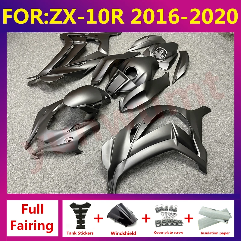 New ABS Motorcycle Fairings Kit fit for ZX-10R ZX10R zx 10r 2016 2017 2018 2019 2020 Bodywork full fairing zxmt set matte black
New ABS Motorcycle Fairings Kit fit for ZX-10R ZX10R zx 10r 2016 2017 2018 2019 2020 Bodywork full fairing zxmt set matte black