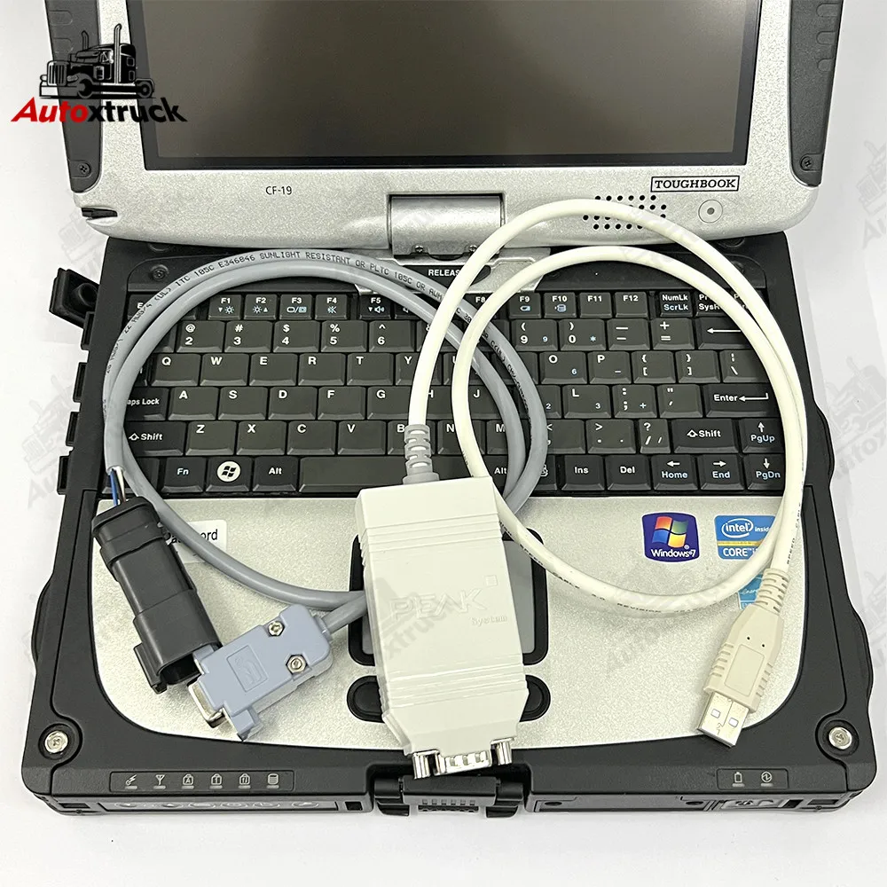 Forklift PEAK PCAN-USB Crown CAN Interface Crown programming Interface diagnosis cable with CF19 CF-19 Laptop
Forklift PEAK PCAN-USB Crown CAN Interface Crown programming Interface diagnosis cable with CF19 CF-19 Laptop