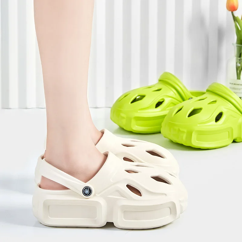 Summer Women Sandals High Heeled 7cm Platform Female Clogs Chunky Thick Sole Comfortable Light Beach Garden Shoes for Ladies
Summer Women Sandals High Heeled 7cm Platform Female Clogs Chunky Thick Sole Comfortable Light Beach Garden Shoes for Ladies