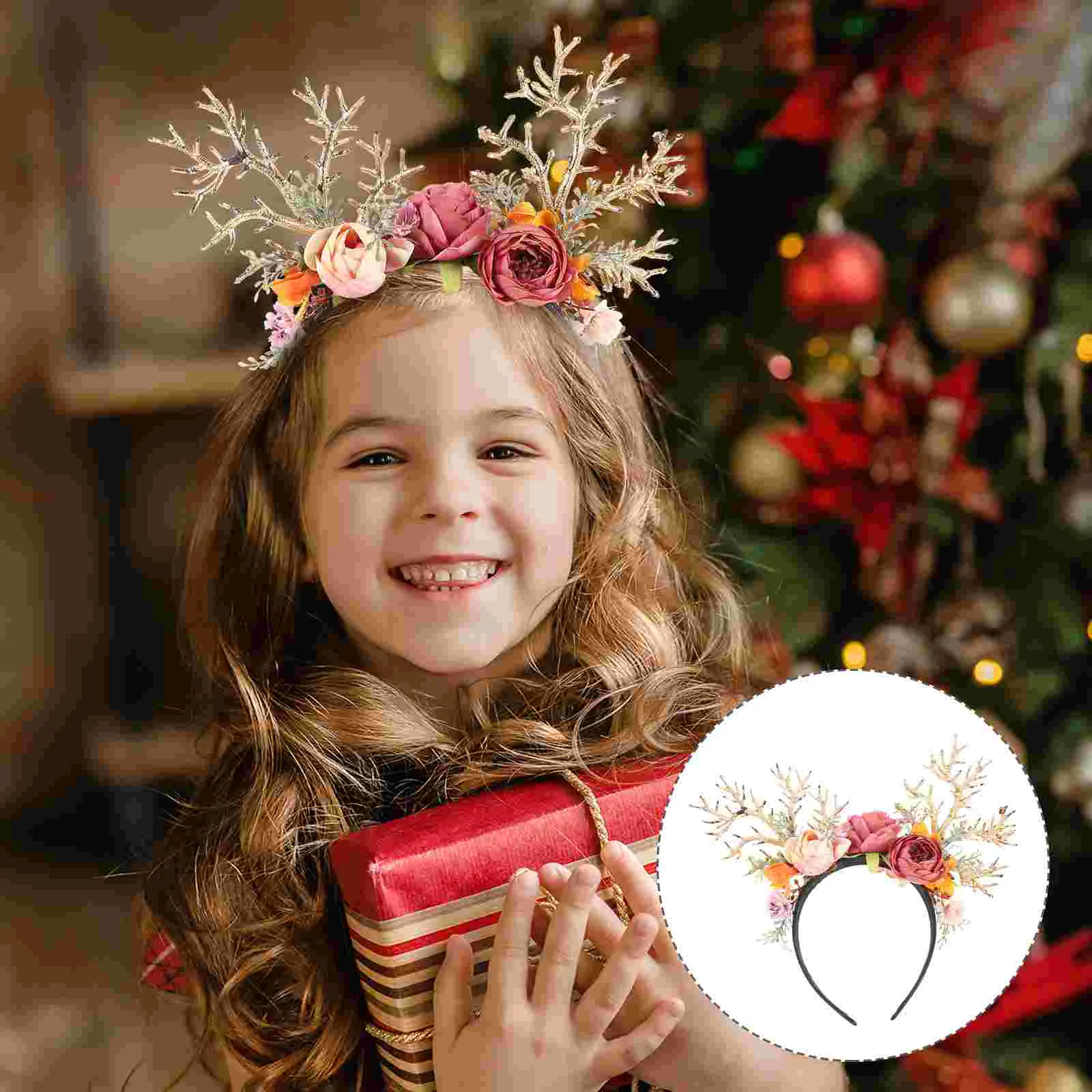 Hair Band for Christmas Christmas Headwear Christmas Headpiece Flower Headband Reindeer Headband Reindeer Ears
Hair Band for Christmas Christmas Headwear Christmas Headpiece Flower Headband Reindeer Headband Reindeer Ears