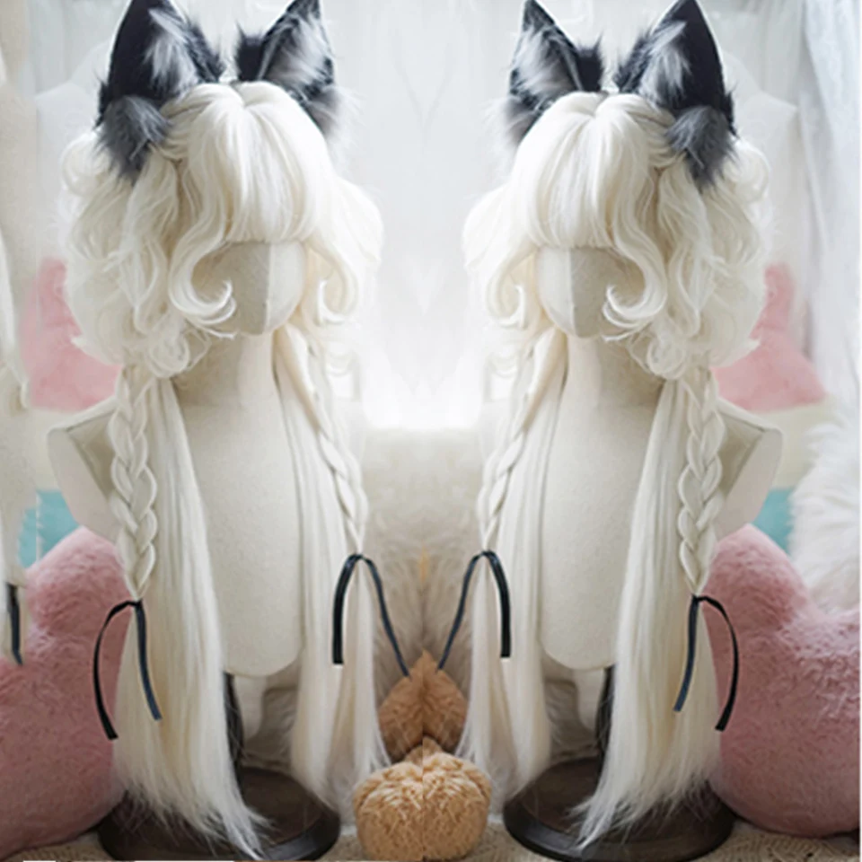 HOUYAN synthetic long straight hair white black brown golden bob curly all-in-one wig female cosplay Lolita bangs wig party wig
HOUYAN synthetic long straight hair white black brown golden bob curly all-in-one wig female cosplay Lolita bangs wig party wig