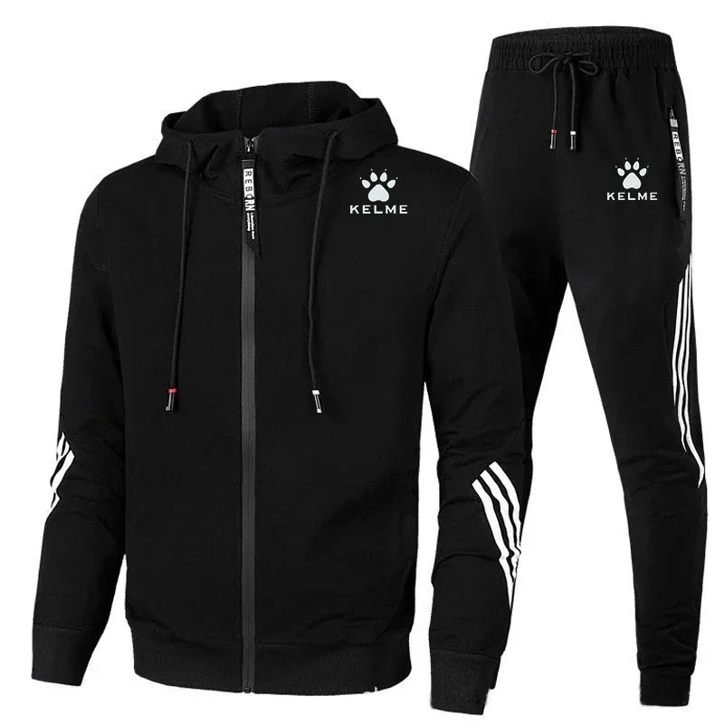 2024 Brand KELME Men's Handsome Zipper Hoodie Set + 2pcs High Quality Casual Sweatpants Fashion Sport Men M-XXXL
2024 Brand KELME Men's Handsome Zipper Hoodie Set + 2pcs High Quality Casual Sweatpants Fashion Sport Men M-XXXL