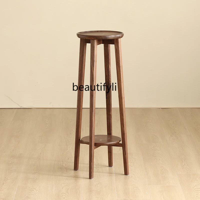 Nordic Solid Wood Succulent Bonsai Stand Living Room Balcony Minimalist Chinese Style Floor round Flower
Nordic Solid Wood Succulent Bonsai Stand Living Room Balcony Minimalist Chinese Style Floor round Flower