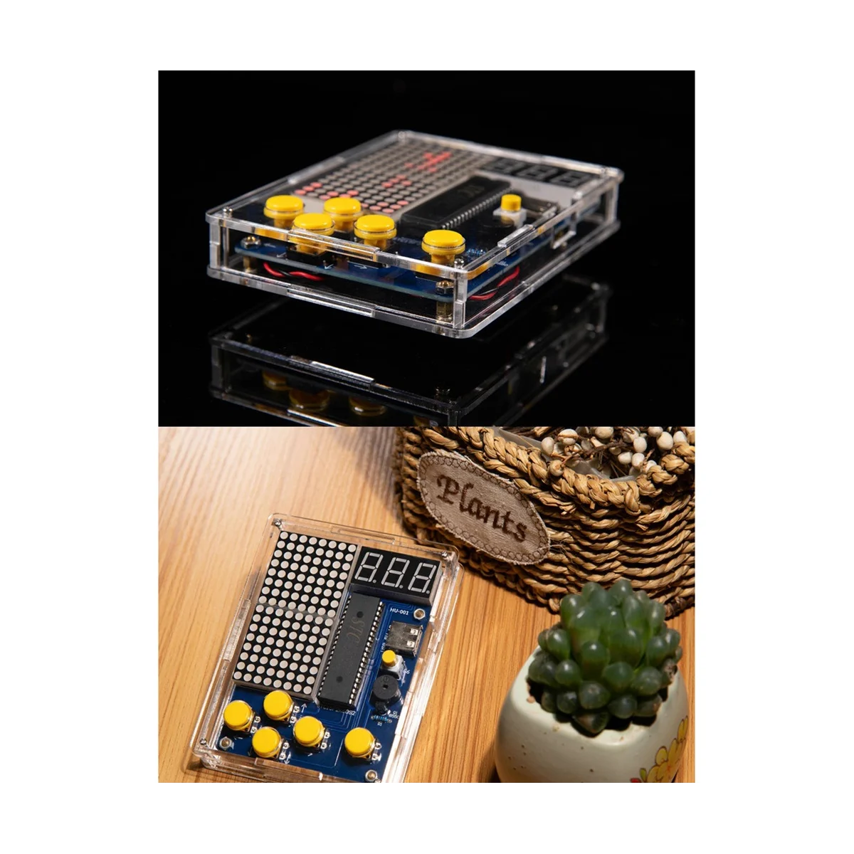 DIY Game Kit DIY Electronic Soldering Welding Tranning Set Snake Plane with Acrylic Case Pixel Game Console Making Kit
DIY Game Kit DIY Electronic Soldering Welding Tranning Set Snake Plane with Acrylic Case Pixel Game Console Making Kit