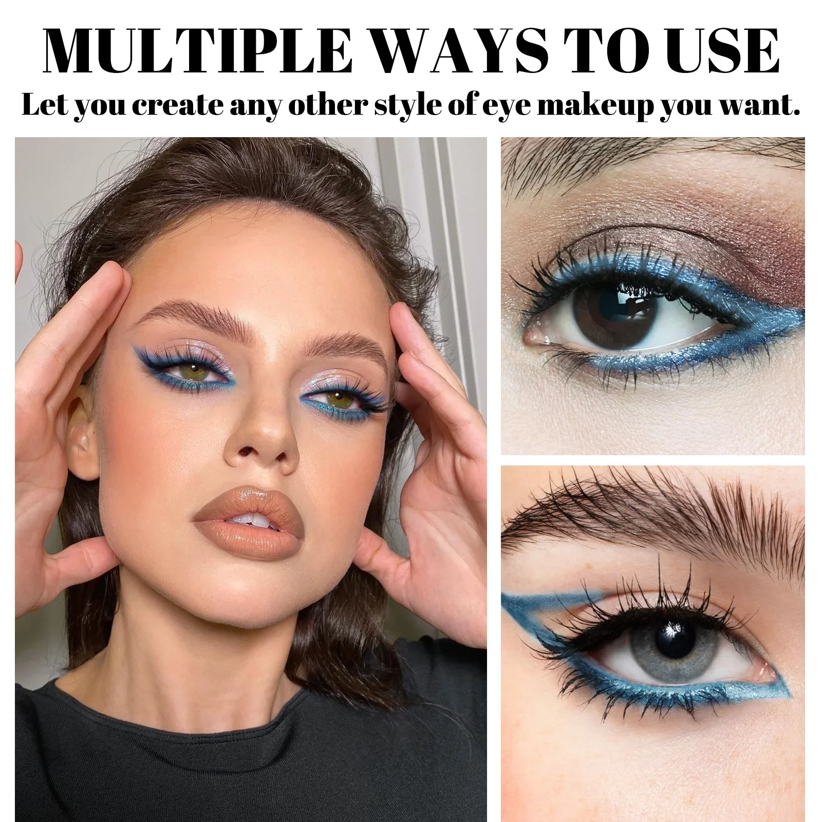 Blue Powder Eyeliner 2g by BIO-DIMOT, Long Lasting & Smudge Proof, Intense Color Eye Makeup for Swimming, Parties & Daily Use 7 S5ef6a346996a41f7bc33bd8c5bd2ed12Q