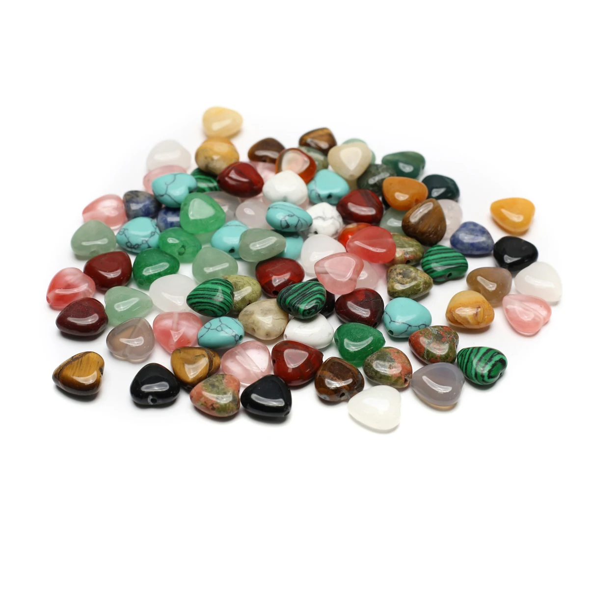 10pc Natural Stone Heart Beads Amethyst Rose Quartz Spacer Bead for Jewelry Making Diy Women Bracelet Necklace Accessories
10pc Natural Stone Heart Beads Amethyst Rose Quartz Spacer Bead for Jewelry Making Diy Women Bracelet Necklace Accessories