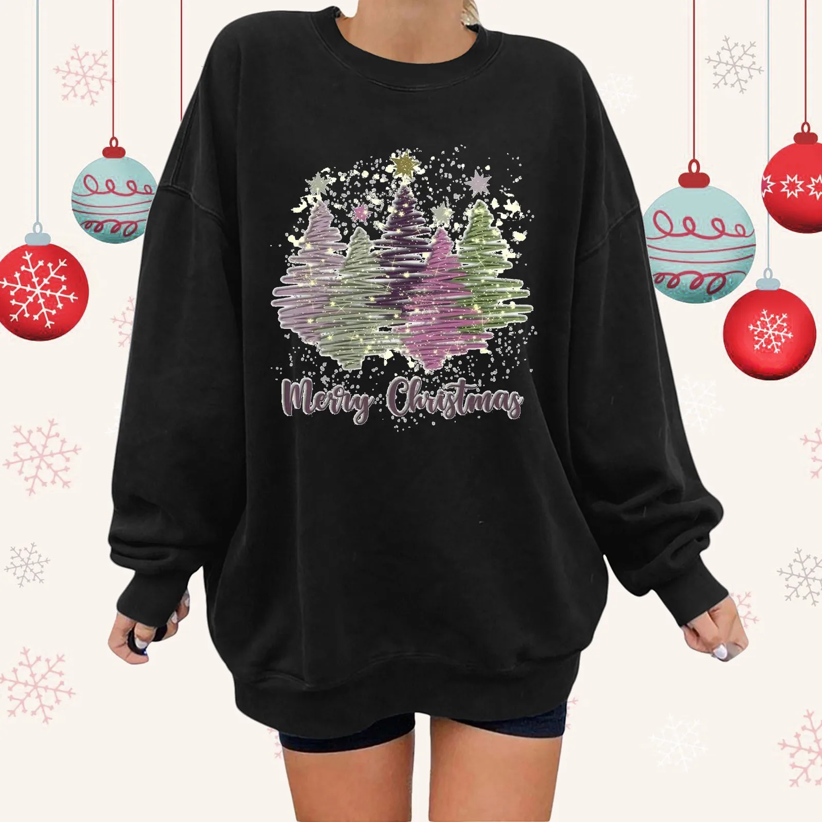 Fleece Jacket Women Full Zip Womens Oversized Crewneck Long Sleeve Casual Loose Pullover Christmas Print Soft Womens Sweatshirt
Fleece Jacket Women Full Zip Womens Oversized Crewneck Long Sleeve Casual Loose Pullover Christmas Print Soft Womens Sweatshirt