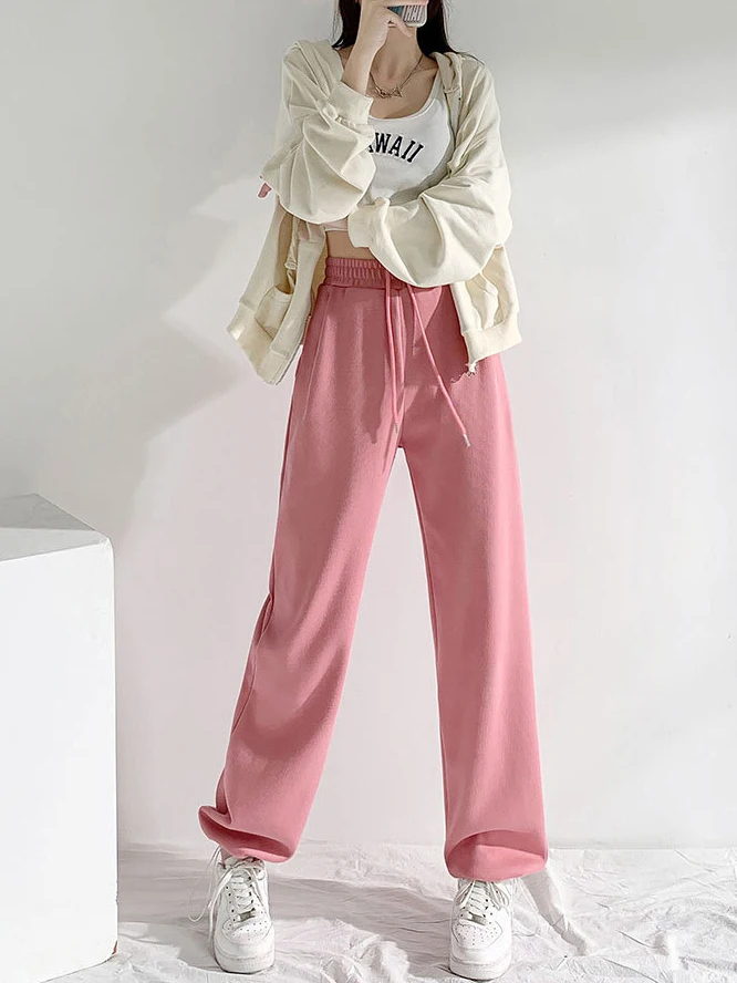 Gray Cargo Pants for Women 2023 Autumn Loose Wide Leg Straight Pants New Knitted Baggy Sweatpants Women's Oversize Sports Pants
Gray Cargo Pants for Women 2023 Autumn Loose Wide Leg Straight Pants New Knitted Baggy Sweatpants Women's Oversize Sports Pants