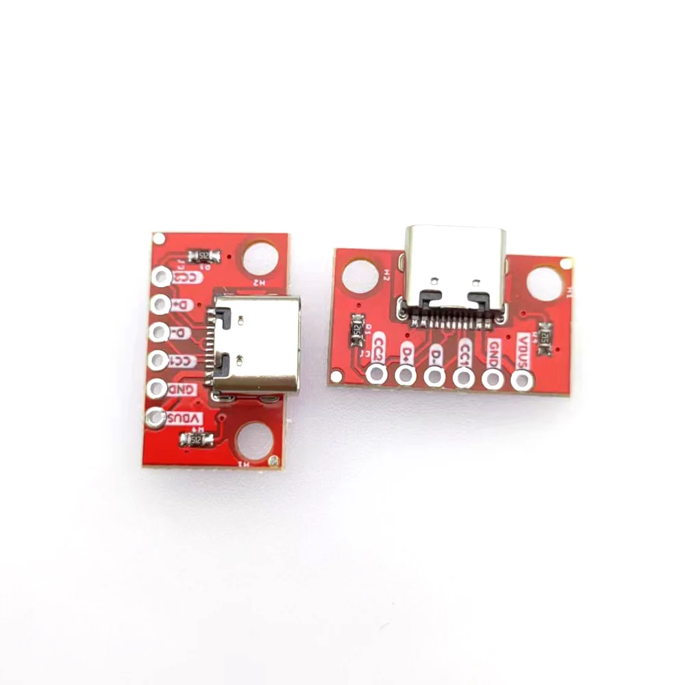 5pcs TYPE-C Female Test Board USB3.1 16P to 2.54 High Current Power Adapter Board Module Double-sided Front Back Plug Test Board
5pcs TYPE-C Female Test Board USB3.1 16P to 2.54 High Current Power Adapter Board Module Double-sided Front Back Plug Test Board