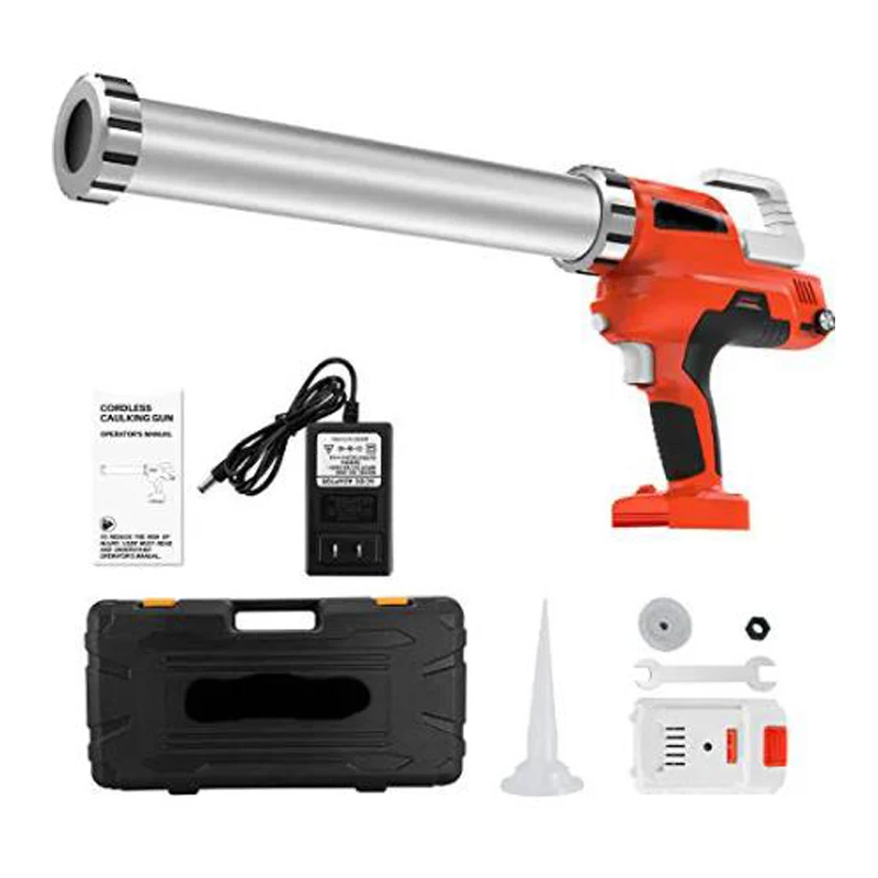 20V Electric Caulking Gun Holds 10 Ounce 20 Ounce 300ml 600ml with 2pcs Lithium
20V Electric Caulking Gun Holds 10 Ounce 20 Ounce 300ml 600ml with 2pcs Lithium