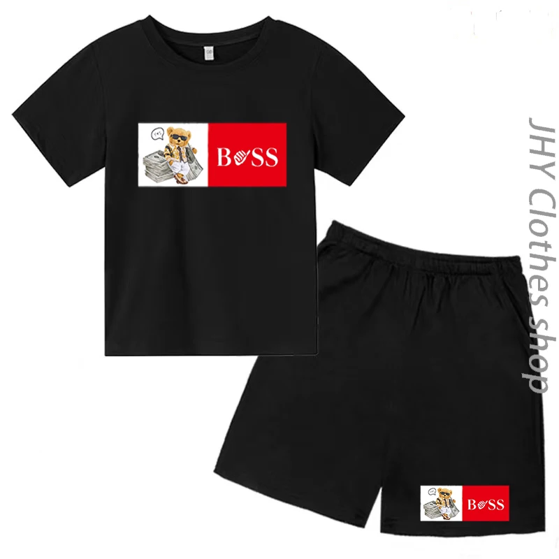 T-shirt Kids 3-14 Years Bear Money Dollar Glamour Girls Boys Baby Top Shorts 2P Summer Casual Fashion Sports Party Popular Suit
T-shirt Kids 3-14 Years Bear Money Dollar Glamour Girls Boys Baby Top Shorts 2P Summer Casual Fashion Sports Party Popular Suit