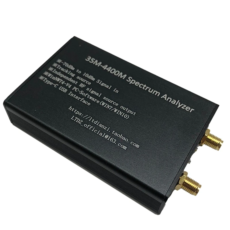 

Spectrum Analyzer USB LTDZ 35M-4400MHZ WIN NWT4 Spectrum Signal Source RF Frequency Domain Analysis Tool