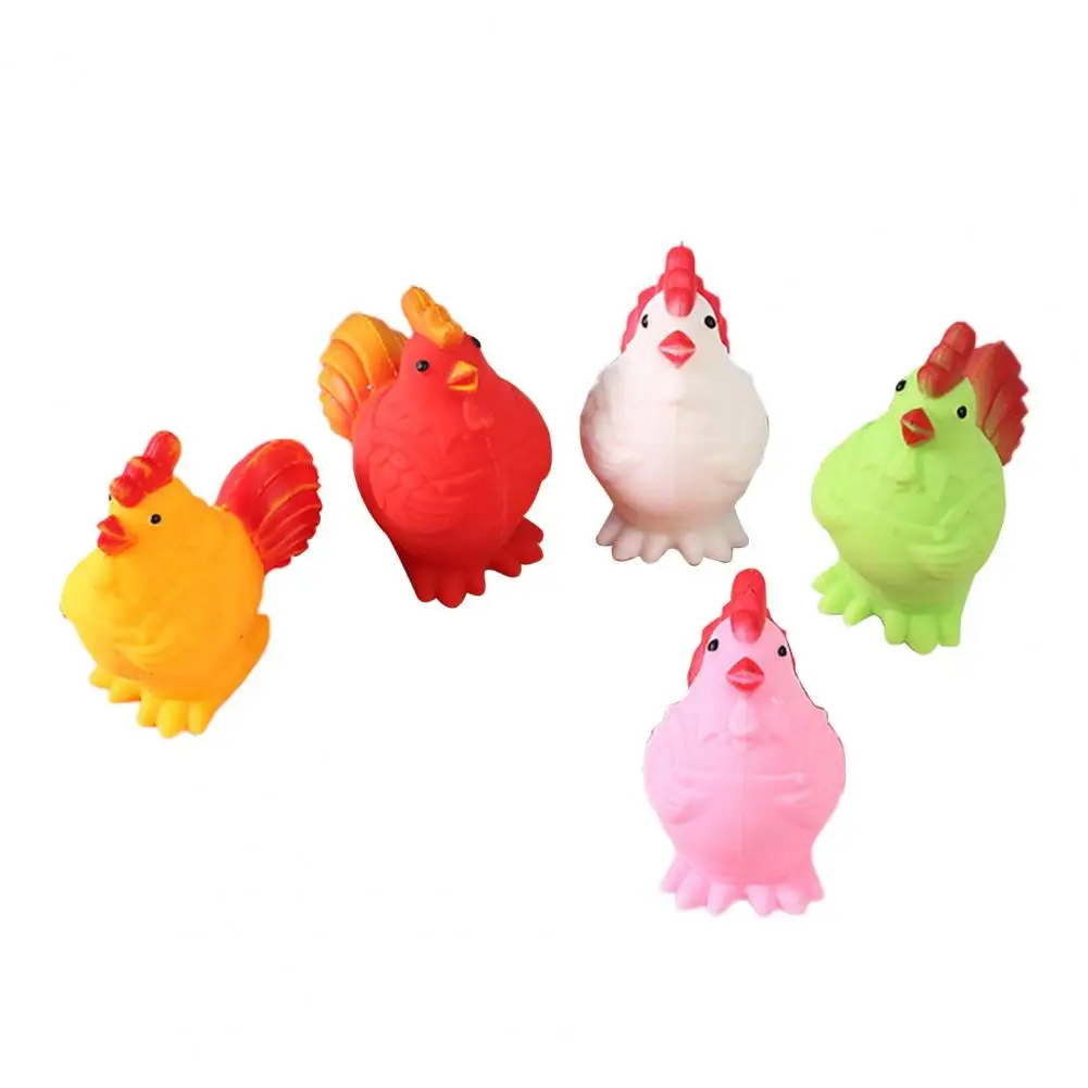 

Rooster Squeeze Toy Soft TPR Elastic Cock Slow Rebound Pinch Toy Anxiety Relief Flour Filling Animal Squishes Fidget Toy