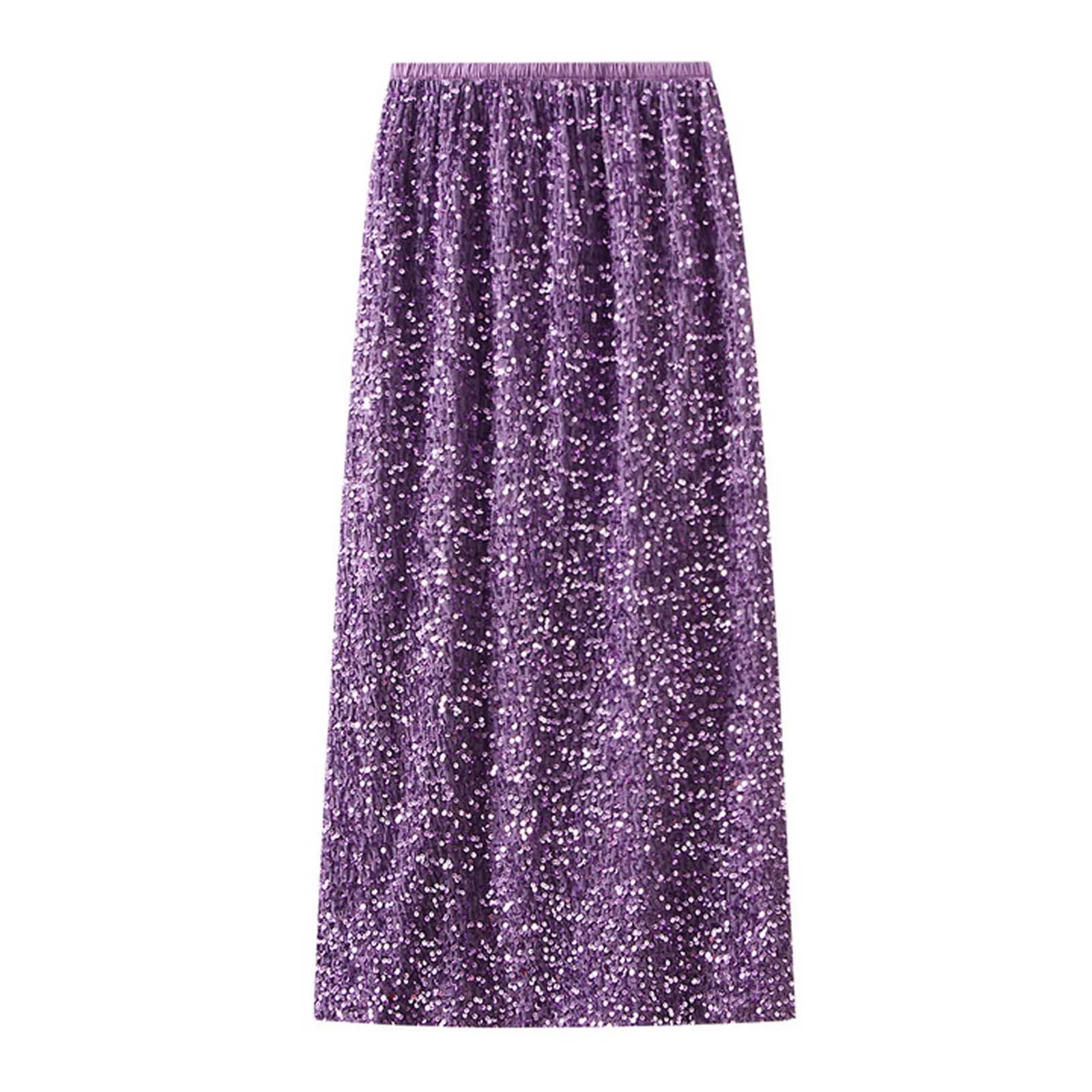Women's Sequined Slit Skirt Solid Color A-Line High Waist Long Skirts For Night Club Party Disco Dress Ladies Y2K Sequins Skirt
Women's Sequined Slit Skirt Solid Color A-Line High Waist Long Skirts For Night Club Party Disco Dress Ladies Y2K Sequins Skirt