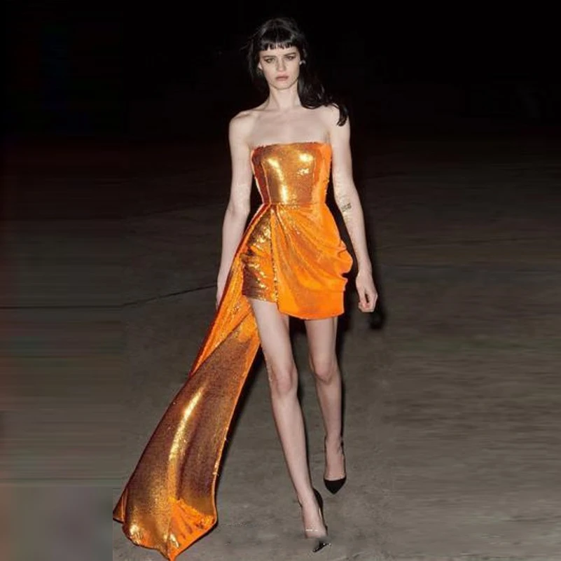 Charming Sexy Prom Dresses Sequin Orange High Fashion Women Formal Occasion Party Wear Prom Gowns Orange Custom Made
Charming Sexy Prom Dresses Sequin Orange High Fashion Women Formal Occasion Party Wear Prom Gowns Orange Custom Made