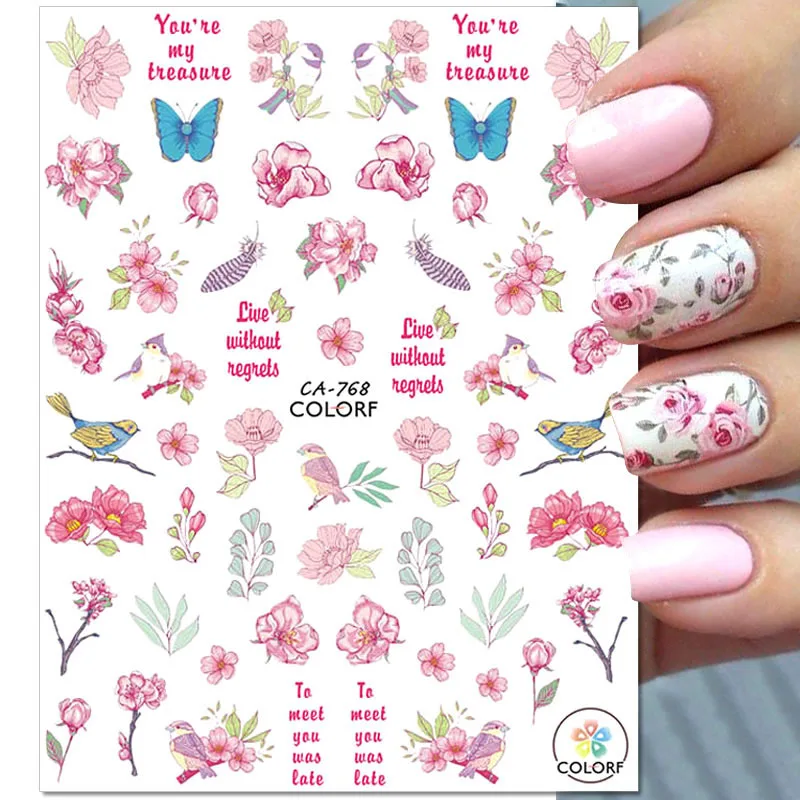 3D Flower Butterfly Nail Stickers Spring Summer Florals Leaves Nail Decals Self-Adhesive Nail Sticker Nail Art Decorations
3D Flower Butterfly Nail Stickers Spring Summer Florals Leaves Nail Decals Self-Adhesive Nail Sticker Nail Art Decorations