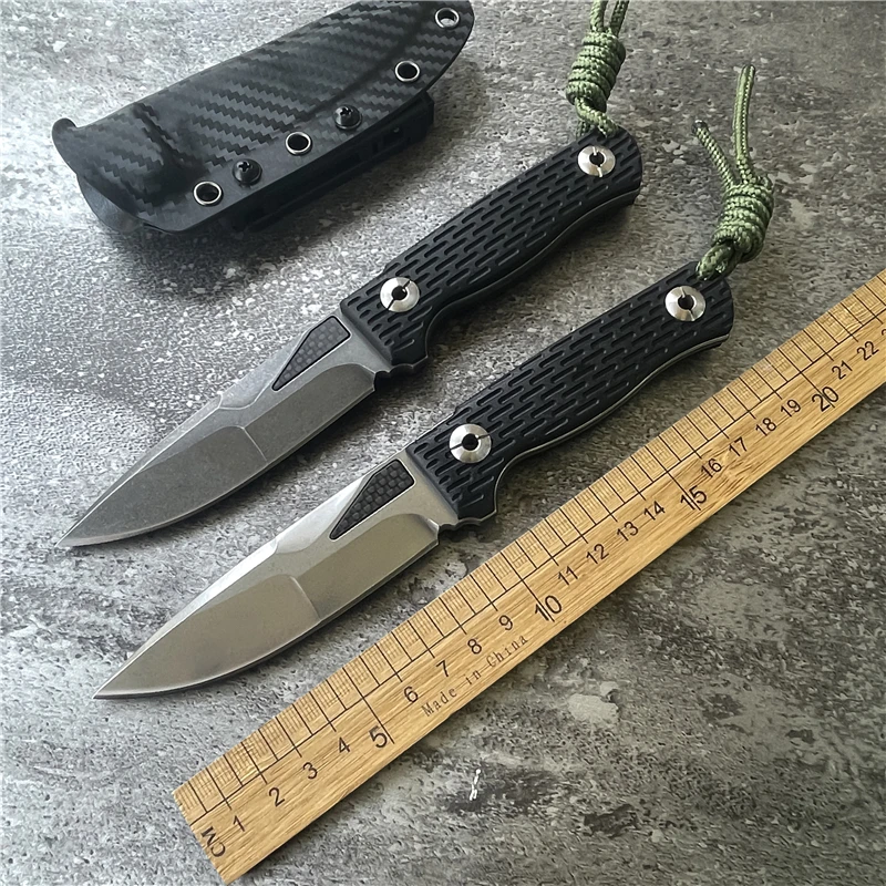 

M390 Steel Camping Outdoor Tactical Straight Knife G10 Handle Sharp High Hardness Survival Hunting Knife EDC Fixed Blade Tool