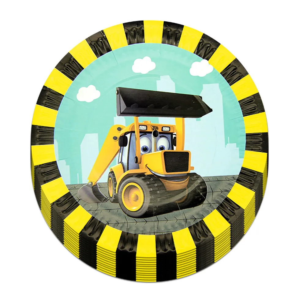Construction Theme Disposable tableware Paper Plates Cups Napkins Excavators Bulldozers Dump Trucks Birthday Party Supplies
Construction Theme Disposable tableware Paper Plates Cups Napkins Excavators Bulldozers Dump Trucks Birthday Party Supplies