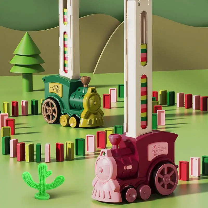 Domino Train Toy Set Automatic Laying Domino Train Electric Train Building And Stacking Toys Car Brick Blocks Kit For Children
Domino Train Toy Set Automatic Laying Domino Train Electric Train Building And Stacking Toys Car Brick Blocks Kit For Children