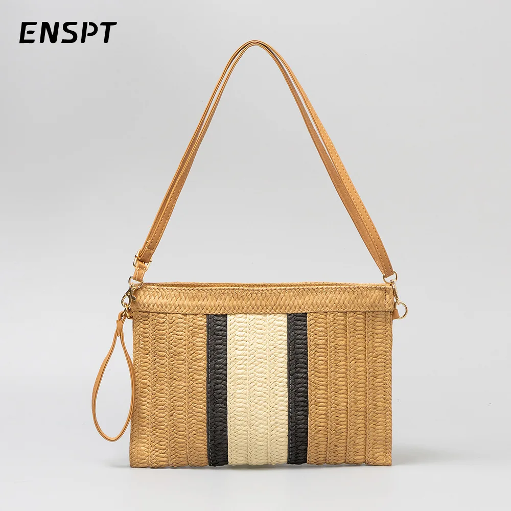 ENSPT handmade woven summer women's bag niche design grass ethnic style beach small square
ENSPT handmade woven summer women's bag niche design grass ethnic style beach small square