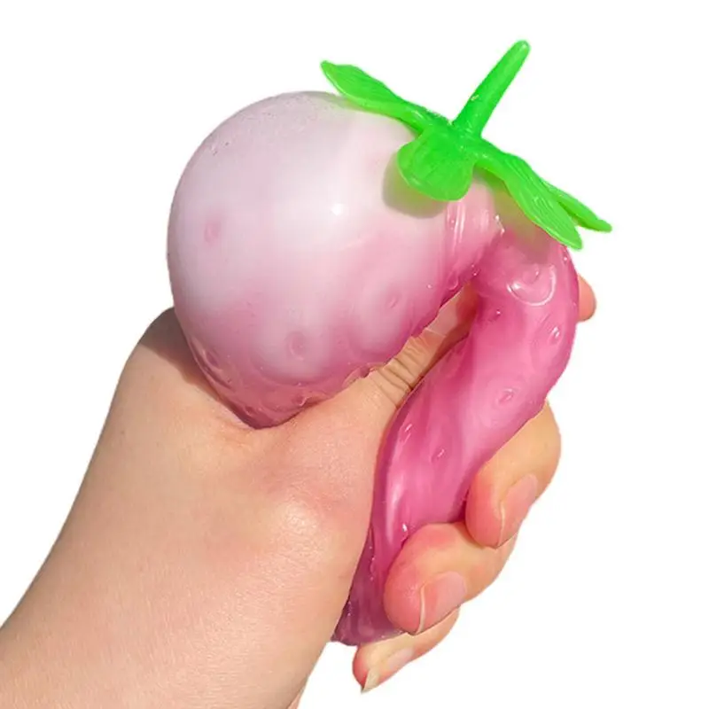 Creative Light Color Changing Strawberry Squeezing Toy Vent Ball Black Technology Simulation Hand Pinch Pressure Reduction Toy
Creative Light Color Changing Strawberry Squeezing Toy Vent Ball Black Technology Simulation Hand Pinch Pressure Reduction Toy