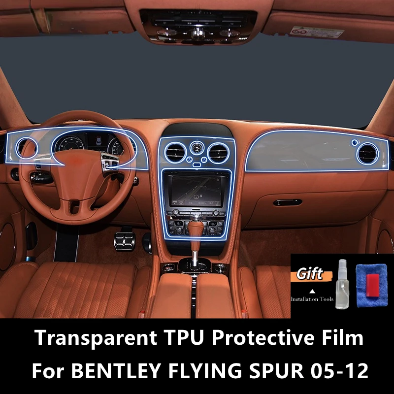 For BENTLEY FLYING SPUR 05-12 Car Interior Center Console Transparent TPU Protective Film Anti-scratch Repair Film Accessories
For BENTLEY FLYING SPUR 05-12 Car Interior Center Console Transparent TPU Protective Film Anti-scratch Repair Film Accessories