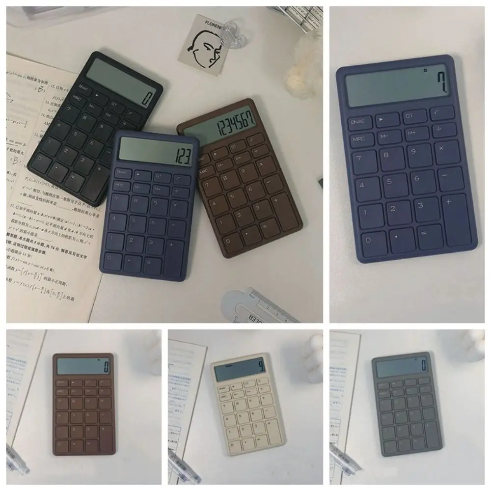 12 Digits Simple Financial Calculator Chocolate Style Silence Simple and Portable Calculator ABS Widescreen
12 Digits Simple Financial Calculator Chocolate Style Silence Simple and Portable Calculator ABS Widescreen