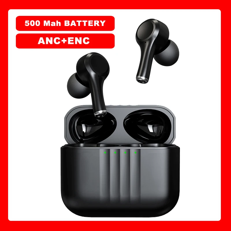 

J7 TWS Wireless Earbud Blue Tooth Headset ENC ANC Active Noise Reduction Cancelling Game HD Call Music IP65 Waterproof Earphone