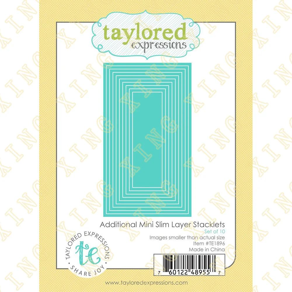 Additional Mini Slim Layer Stacklets Metal Cutting Dies Stencil for DIY Scrapbooking Photo Embossing DIY Paper Card New 2023
Additional Mini Slim Layer Stacklets Metal Cutting Dies Stencil for DIY Scrapbooking Photo Embossing DIY Paper Card New 2023