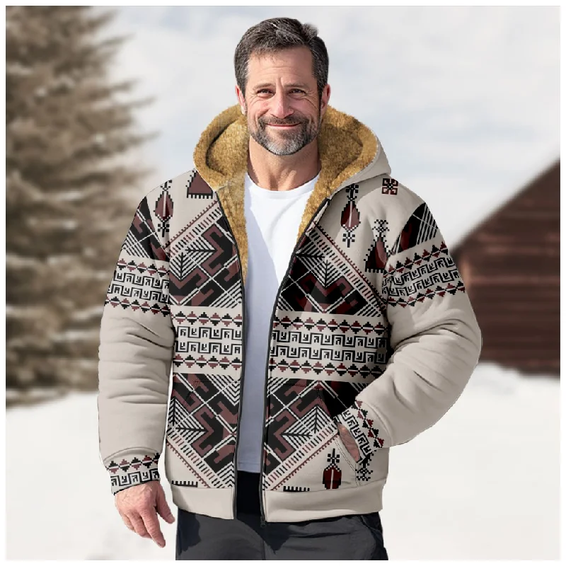 New Totem Italian Cotton Coat Hooded Sweater Casual Print Long Sleeve Zipper Sweater Thick Cotton Coat Autumn and Winter a33
New Totem Italian Cotton Coat Hooded Sweater Casual Print Long Sleeve Zipper Sweater Thick Cotton Coat Autumn and Winter a33
