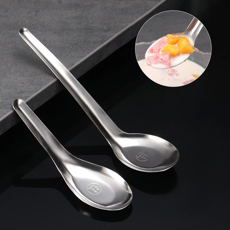 1Pcs Stainless Steel Soup Spoons Home Kitchen Ladle Capacity Silver Mirror Polished Flatware For Coffee Tableware
1Pcs Stainless Steel Soup Spoons Home Kitchen Ladle Capacity Silver Mirror Polished Flatware For Coffee Tableware