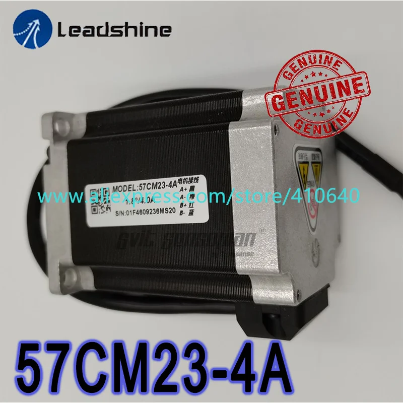 

Genuine Leadshine NEMA 23 Stepper Motor 57CM23-4A 2.3 N.m Holding Torque 4 A 76 mm Length 1.8 Degree Lower Heat Generation