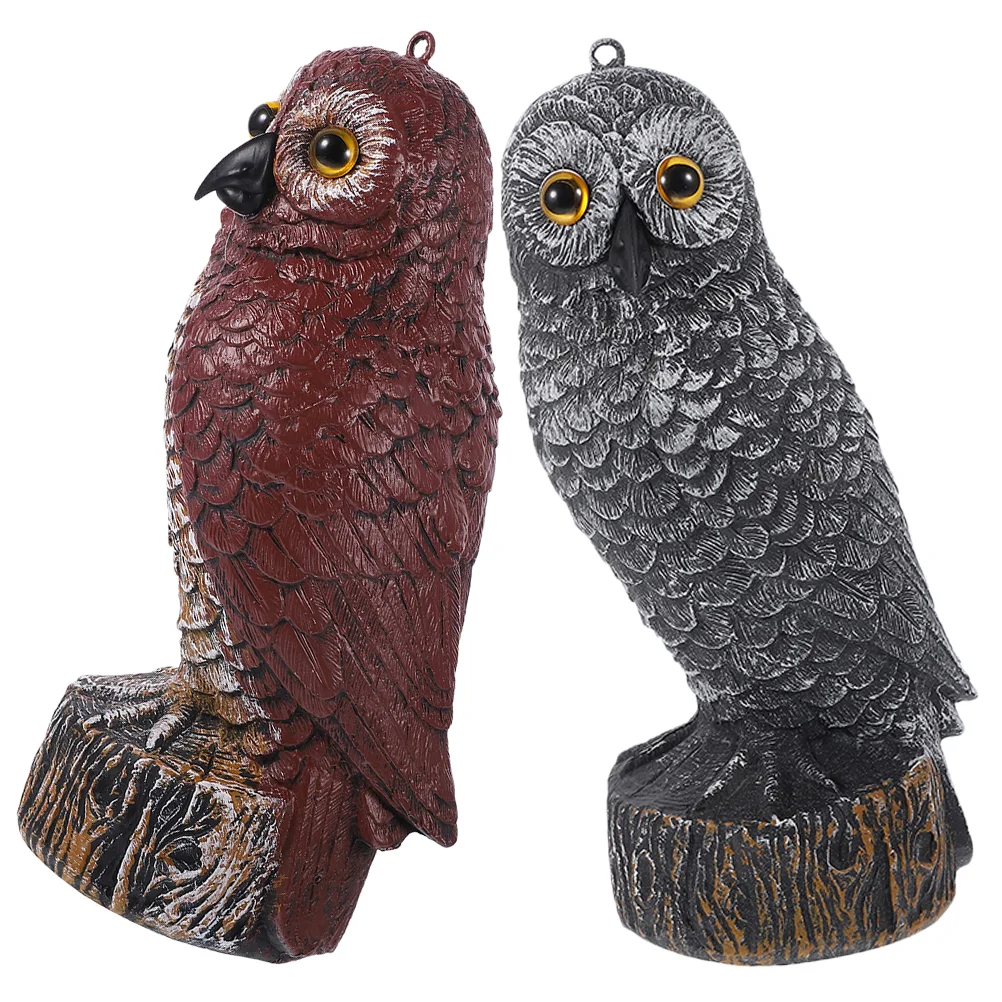 2Pcs Vivid Owl Sculpture Fake Owl Decoy Figurine Owl Decoy to Scare Birds Owl Bird Deterrent Statue
2Pcs Vivid Owl Sculpture Fake Owl Decoy Figurine Owl Decoy to Scare Birds Owl Bird Deterrent Statue