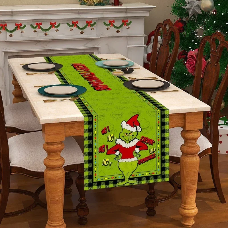 Linen Oil Proof Table Mat Christmas Monster Movie Character Printed Table Napkin Greench Decorative Table Runners Flag
Linen Oil Proof Table Mat Christmas Monster Movie Character Printed Table Napkin Greench Decorative Table Runners Flag