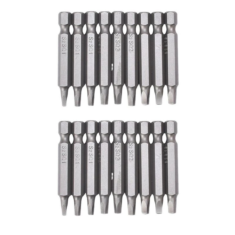 18PC Square Hex Wrench Drill Bits Set Screwdriver Bit Set,1.97Inch Long Quick Release Shanks Magnetic Square Drive
18PC Square Hex Wrench Drill Bits Set Screwdriver Bit Set,1.97Inch Long Quick Release Shanks Magnetic Square Drive