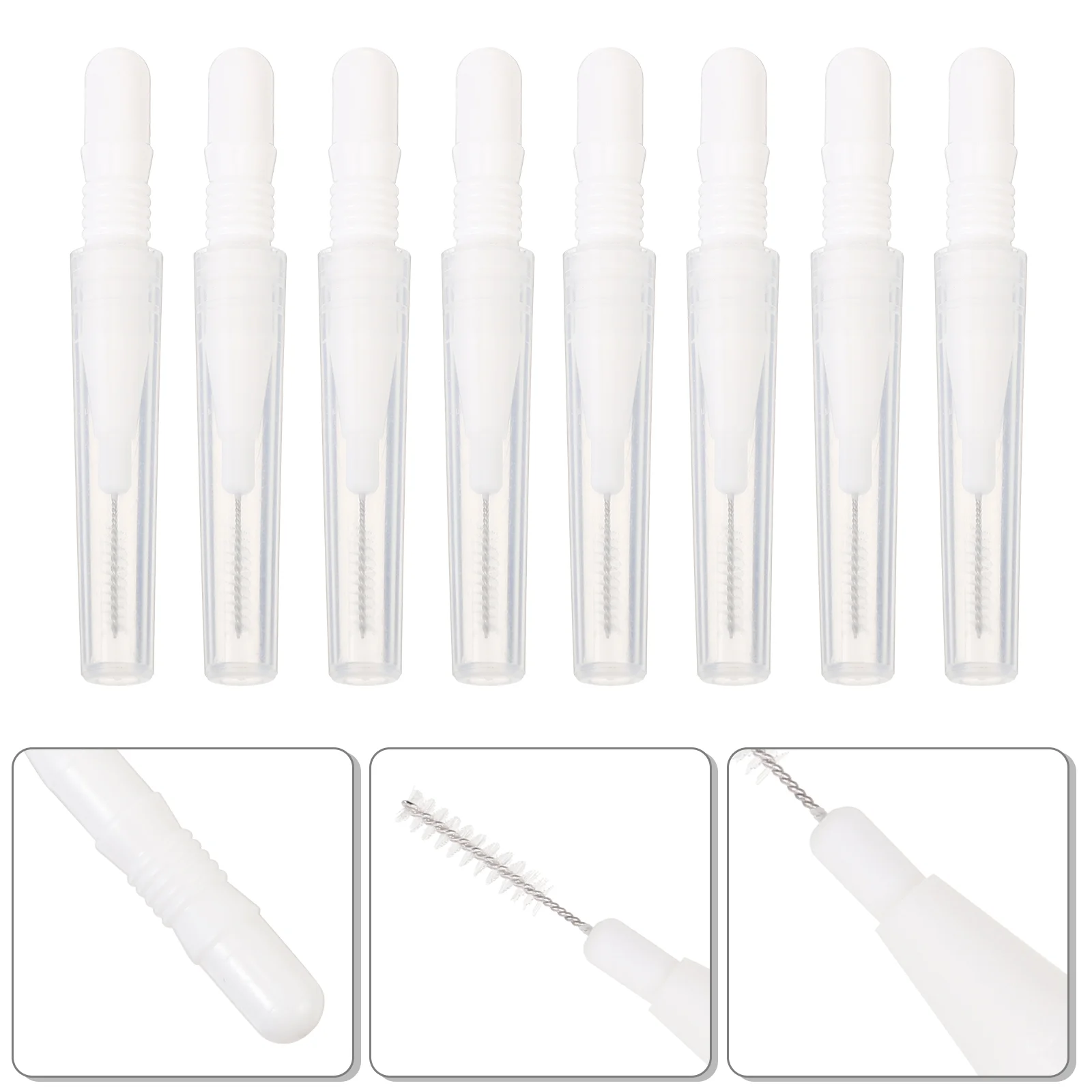 20 Pcs Spooly Dispenser Micro Eyebrow Brush with Cap Lash Comb Small Nylon Child
20 Pcs Spooly Dispenser Micro Eyebrow Brush with Cap Lash Comb Small Nylon Child