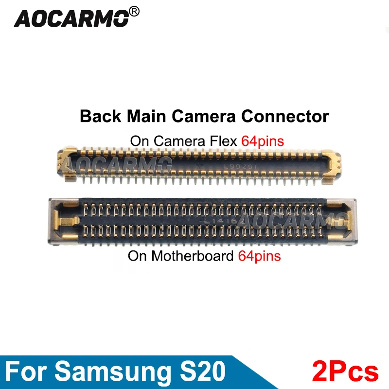 Aocarmo 2 шт. для samsung Galaxy S20 разъем для задней камеры основная плата FPC штекер материнская плата шлейф Замена
Aocarmo 2 шт. для samsung Galaxy S20 разъем для задней камеры основная плата FPC штекер материнская плата шлейф Замена